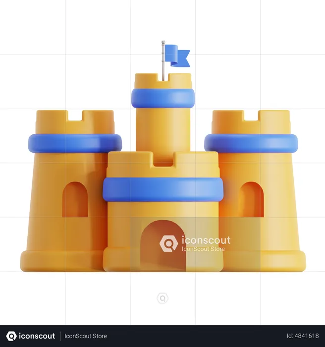 Castelo de Areia  3D Icon