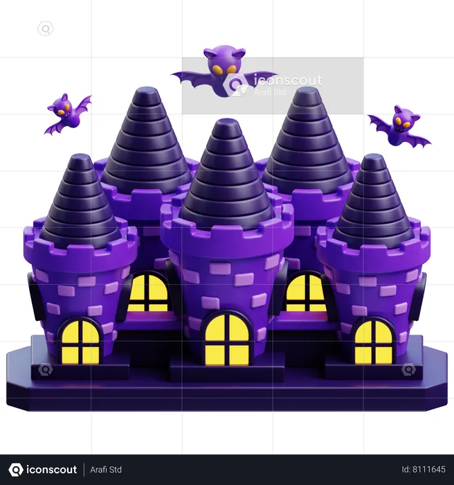 Castillo  3D Icon