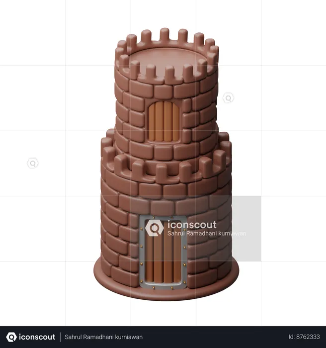 Castillo  3D Icon