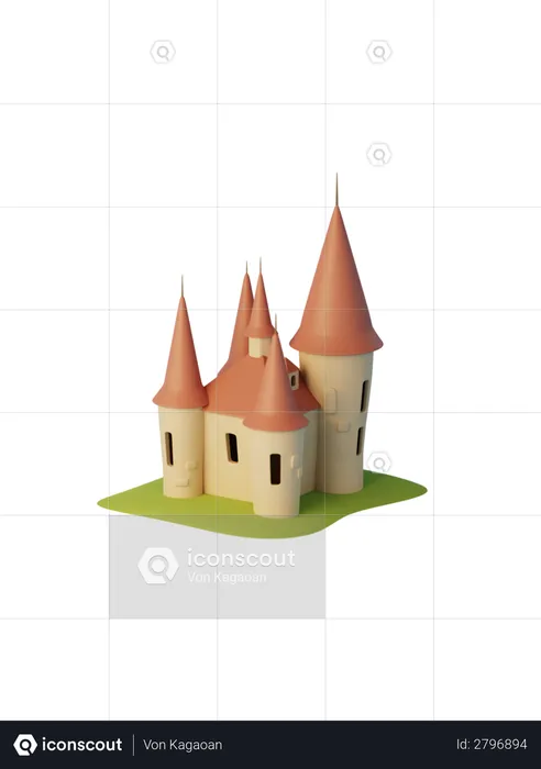 Castillo  3D Illustration