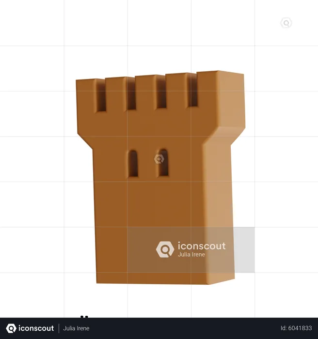 Castillo  3D Icon