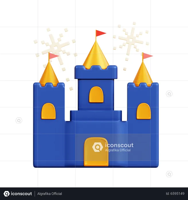 Castle  3D Icon