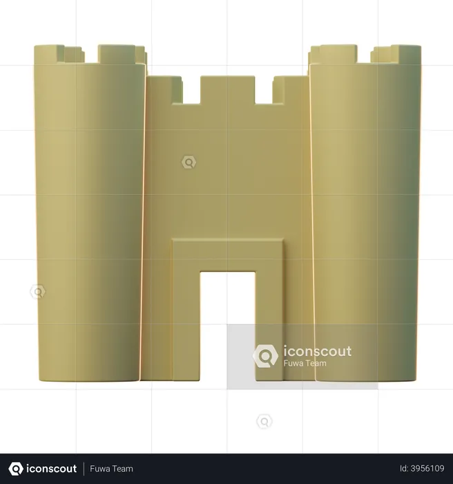 Castle  3D Illustration