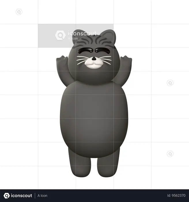 Cat  3D Icon