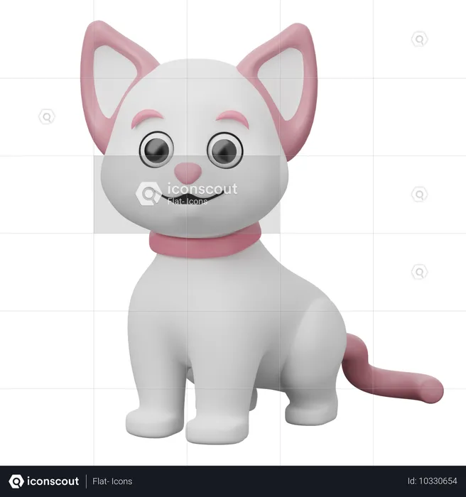 猫  3D Icon