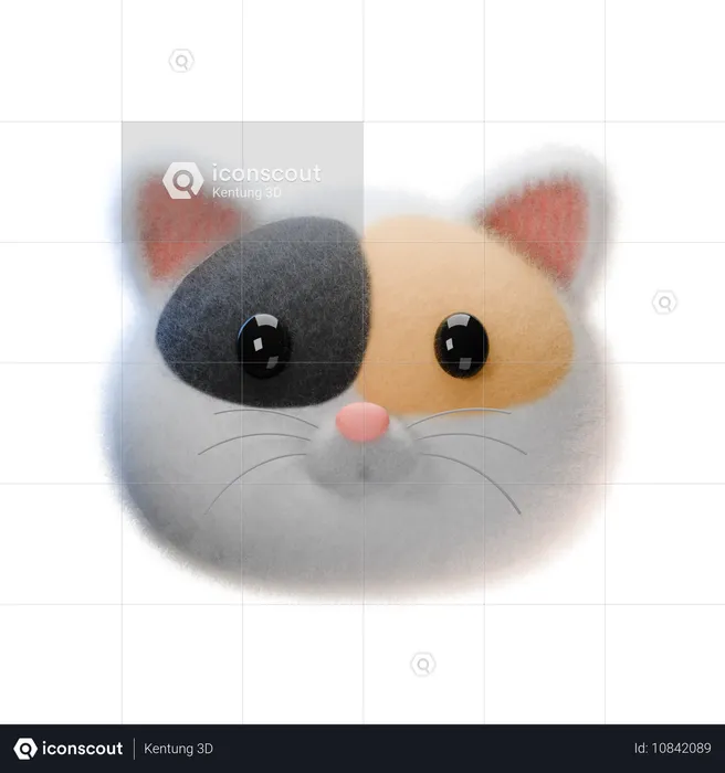 猫  3D Icon