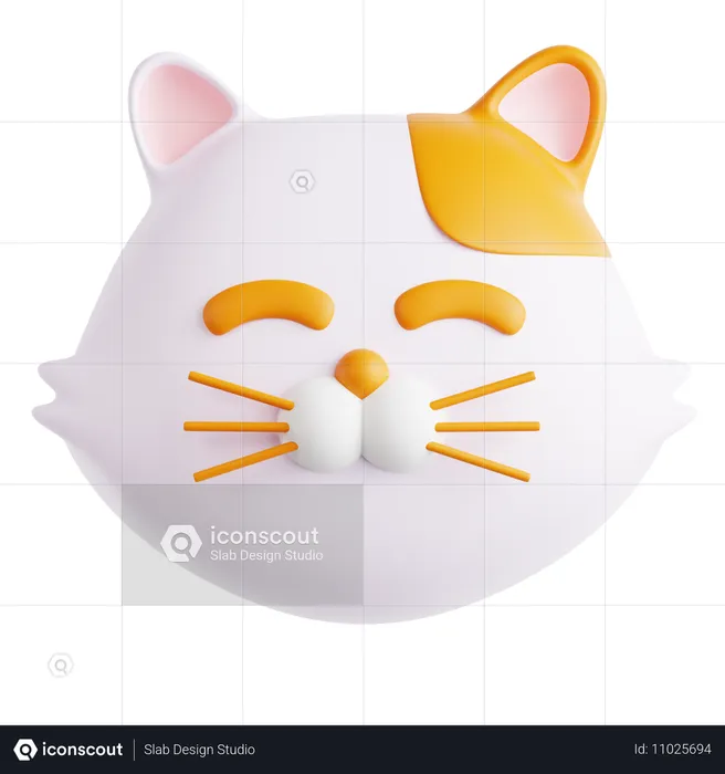 猫  3D Icon