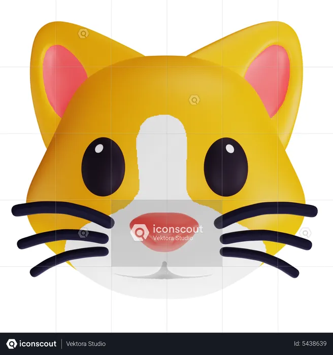 Cat  3D Icon