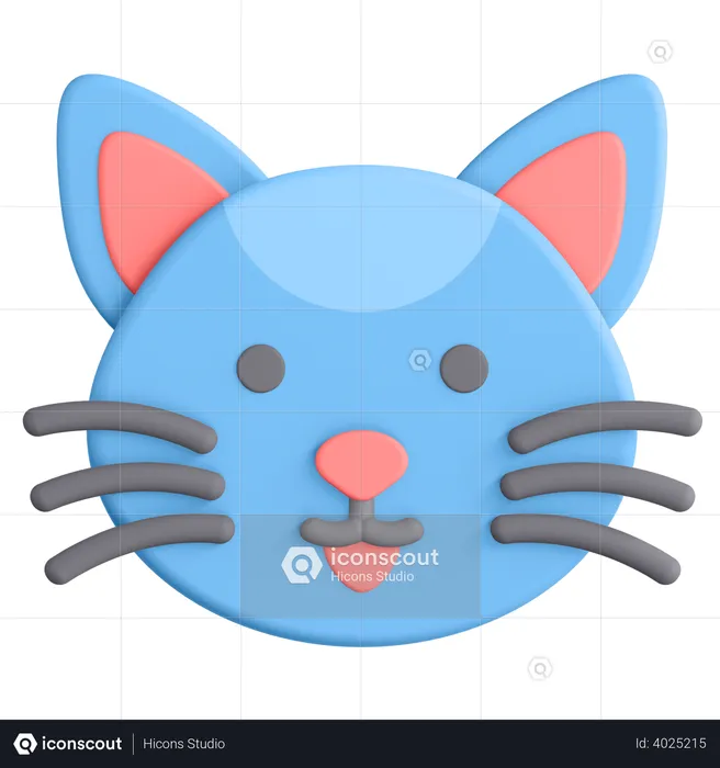 Cat  3D Illustration