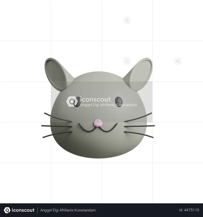 Cat Avatar  3D Illustration