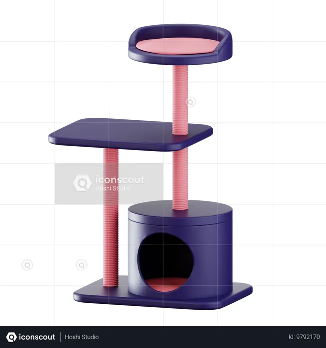 Cat Condo  3D Icon