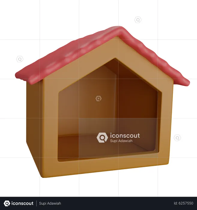 Cat Home  3D Icon