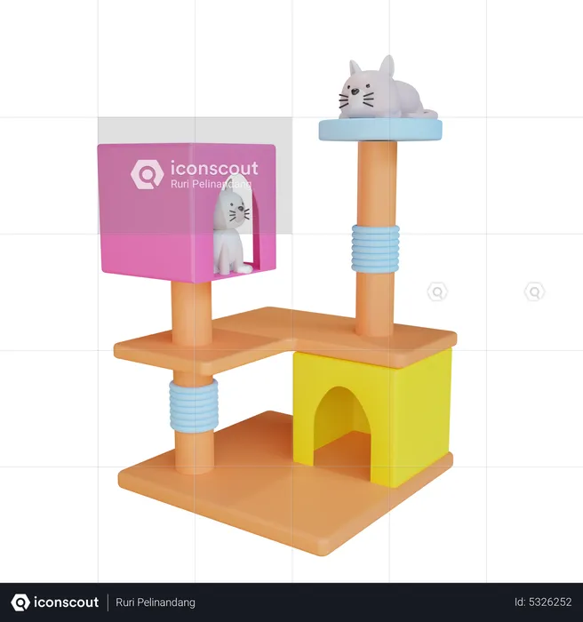 Cat House  3D Icon