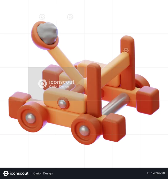 Catapult  3D Icon