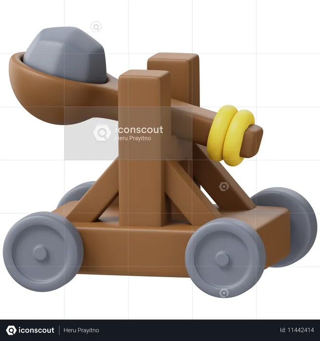 Catapulta  3D Icon