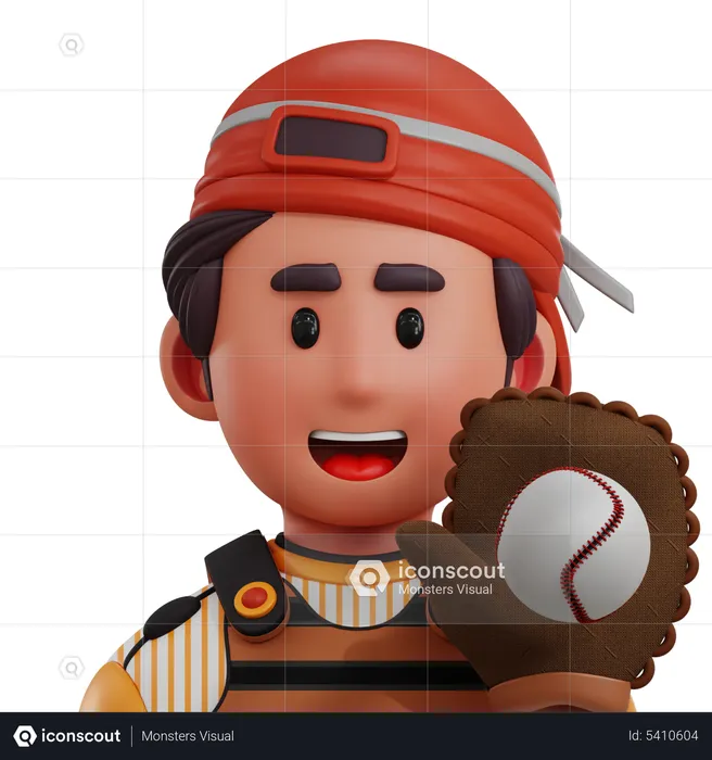 Catcher Player  3D Icon