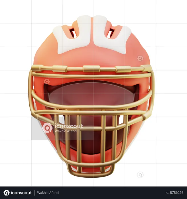 Catchers Helmets  3D Icon