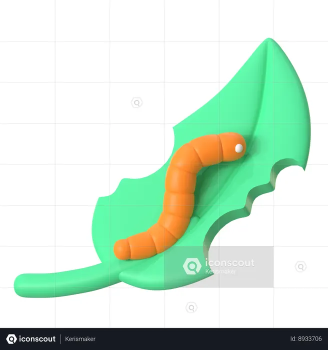 Caterpilar  3D Icon