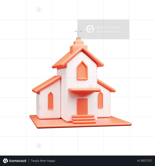 Catholic Church  3D Icon