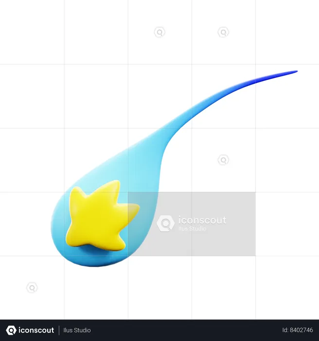 Cauda de estrela  3D Icon