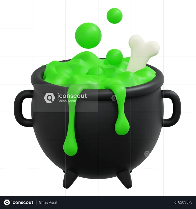 Cauldron  3D Icon