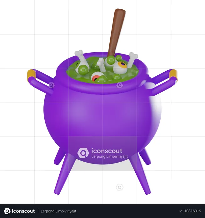 Cauldron  3D Icon