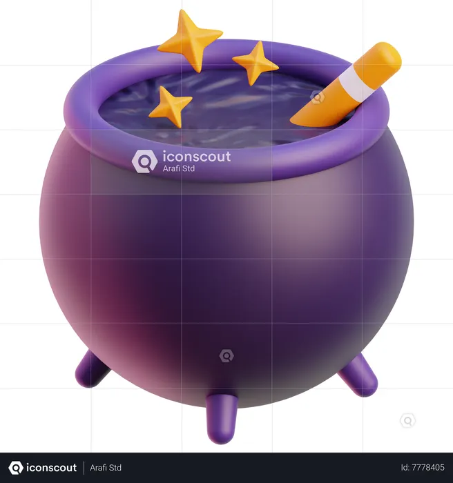Cauldron  3D Icon