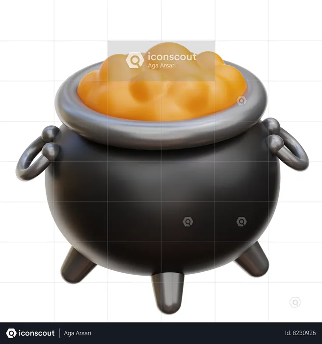 Cauldron  3D Icon