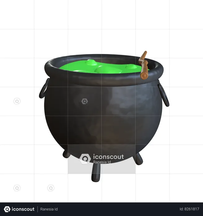 Cauldron  3D Icon