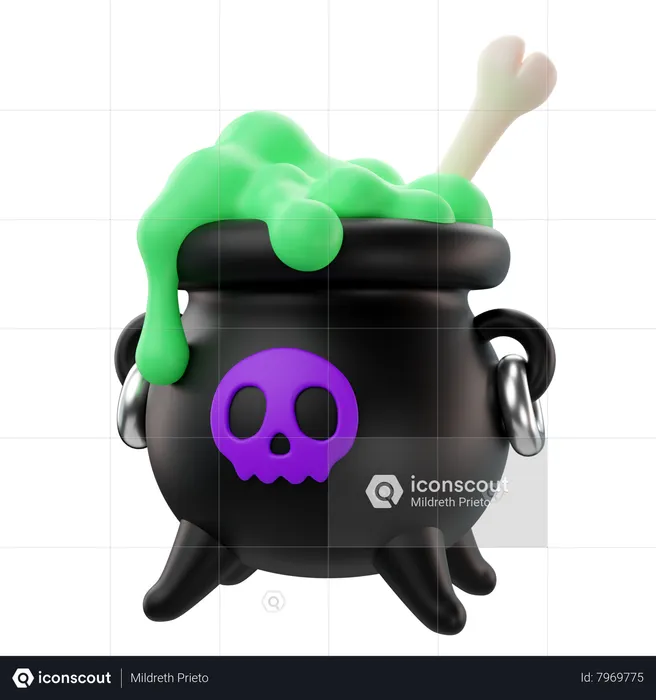 Cauldron  3D Icon