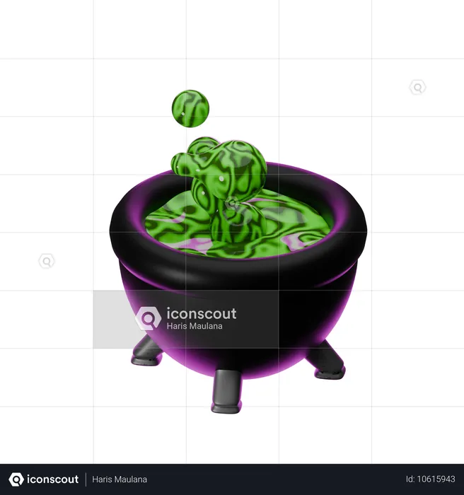 Cauldron  3D Icon