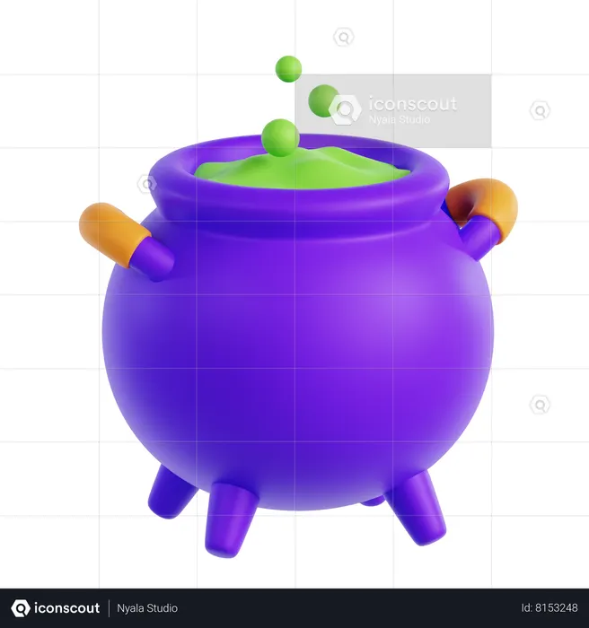 Cauldron  3D Icon