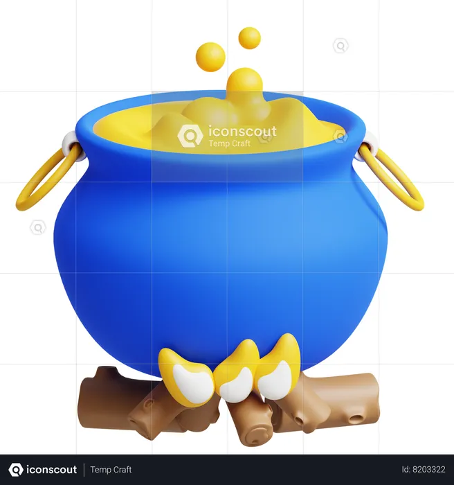 Cauldron  3D Icon