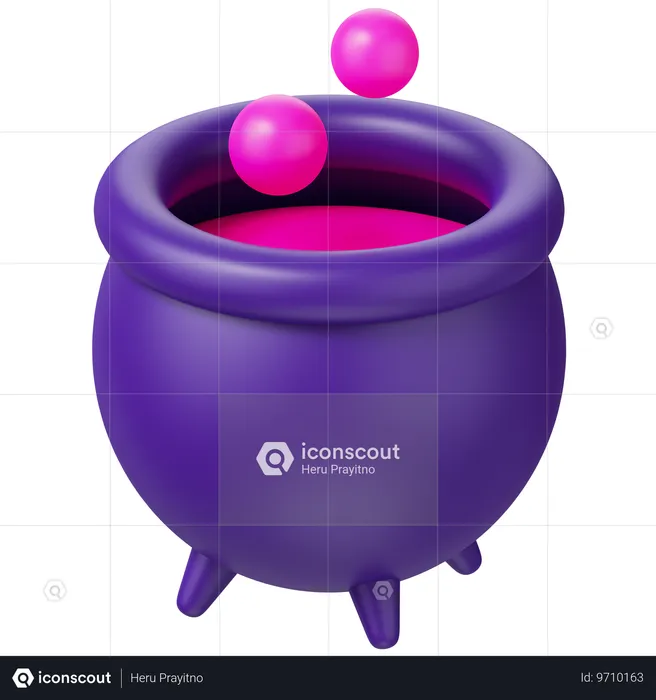 Cauldron Pot  3D Icon