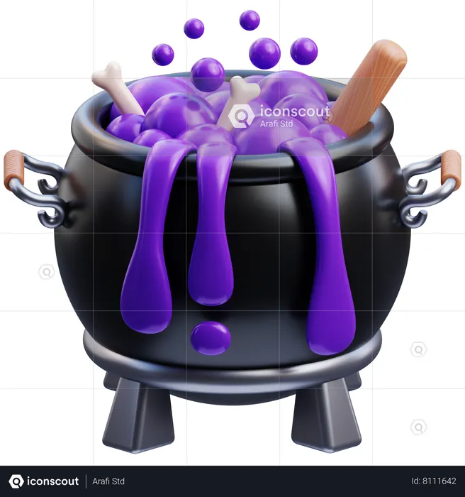 Cauldron Pot  3D Icon