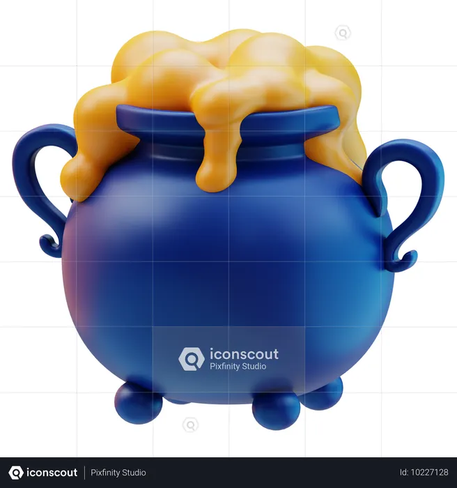 Cauldron Pot  3D Icon
