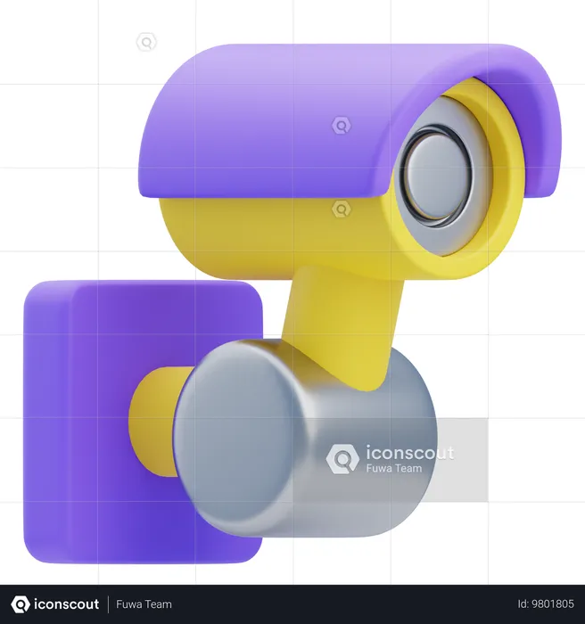 Videoüberwachung  3D Icon