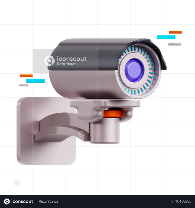 Vidéosurveillance  3D Icon