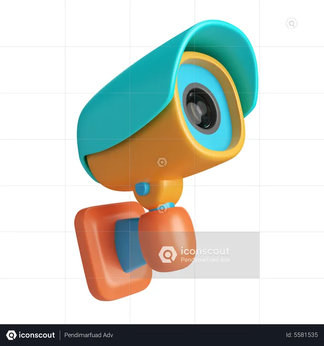Videoüberwachung  3D Icon