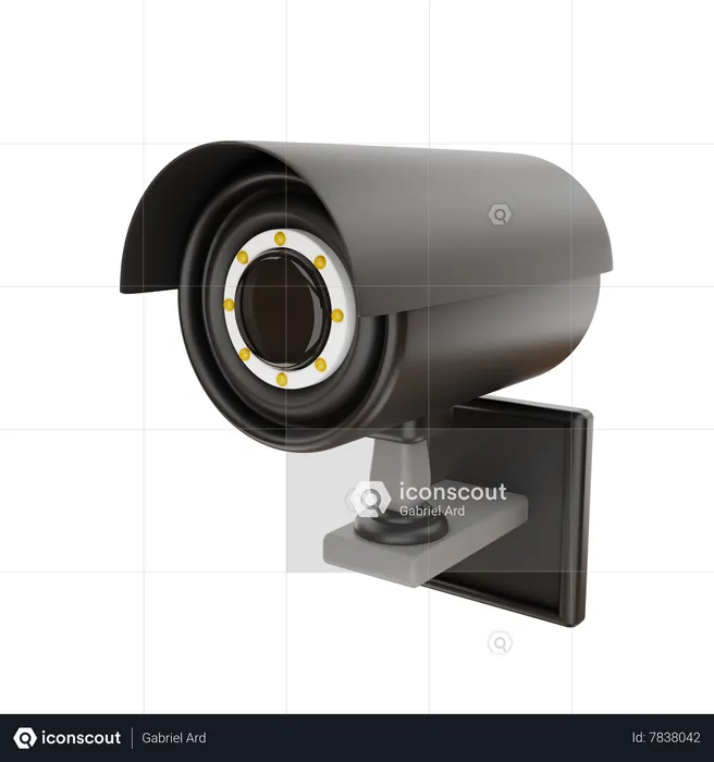 Cctv Camera  3D Icon