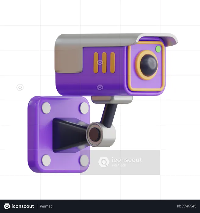 Cctv Camera  3D Icon