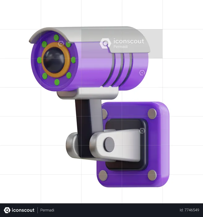 Cctv Camera  3D Icon