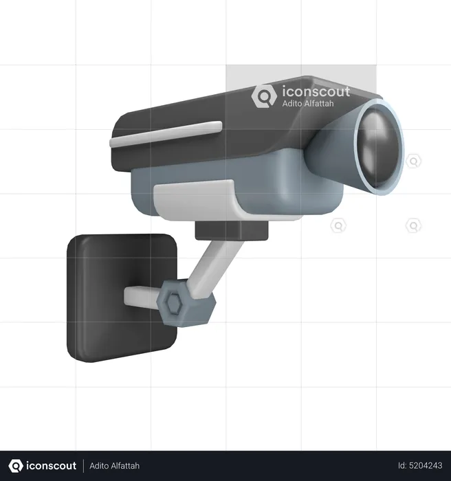 CCTV Camera  3D Icon