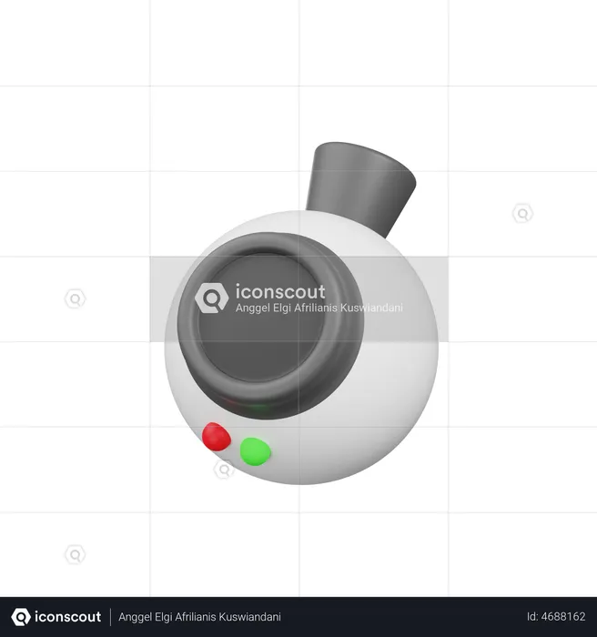 Cctv Camera  3D Illustration