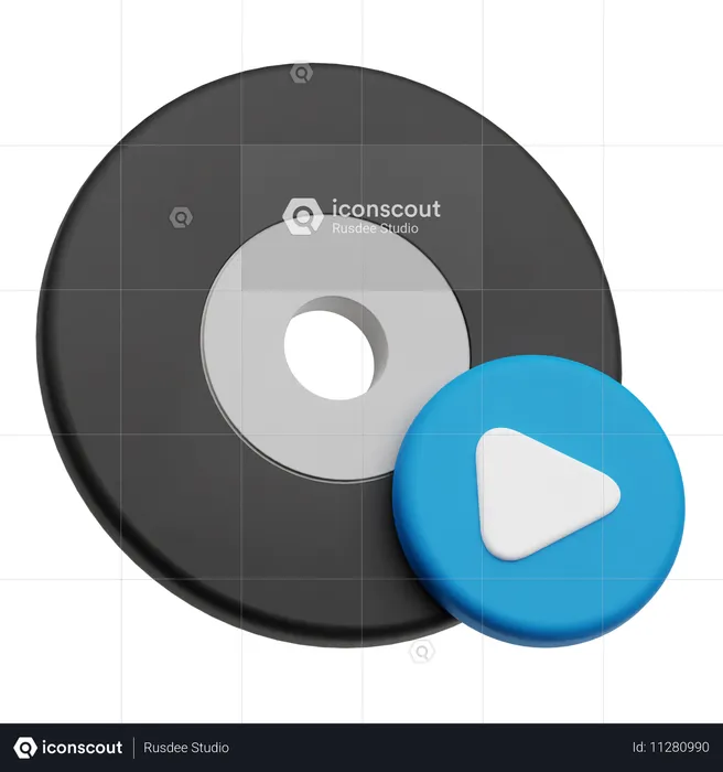 Tocar CD  3D Icon