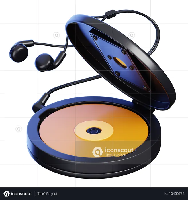 CD Player  3D Icon