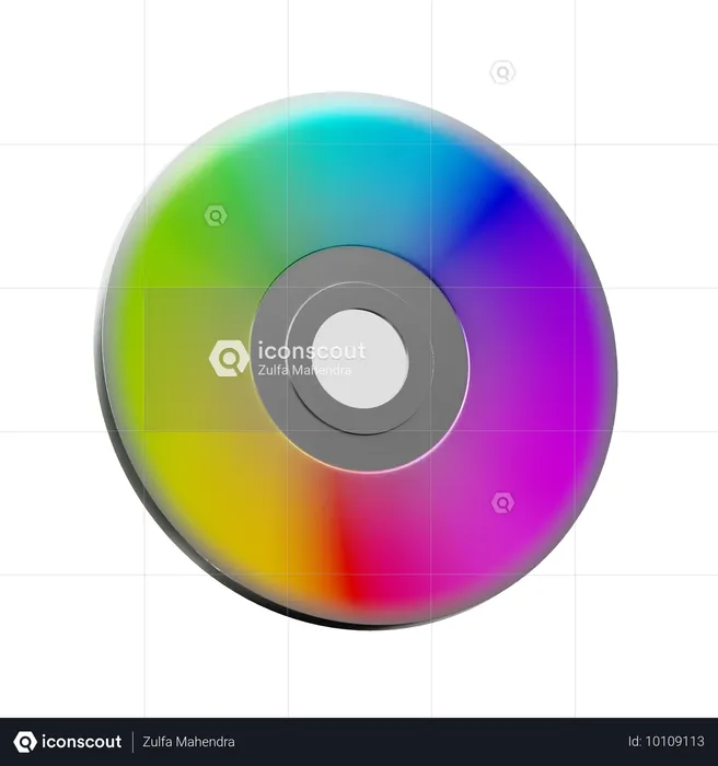 CD-ROM  3D Icon