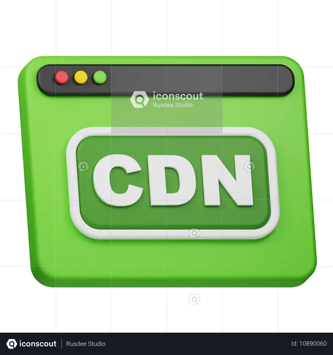 Cdn Website  3D Icon