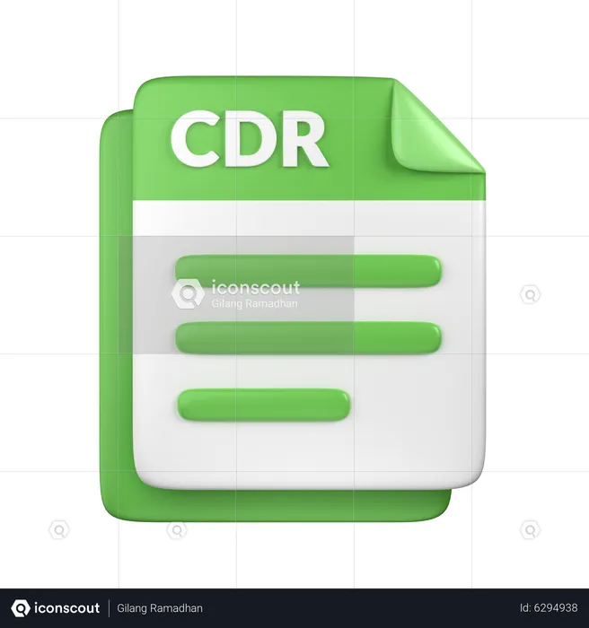 CDR File  3D Icon