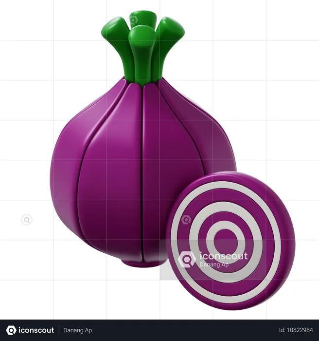 CEBOLLA ROJA  3D Icon